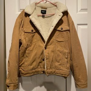 Men’s corduroy Sherpa lined jacket